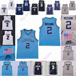 Georgetown Hoyas NCAA College Basketball Jerseys - Authentic Team Gear Verschillende spelersgroottes