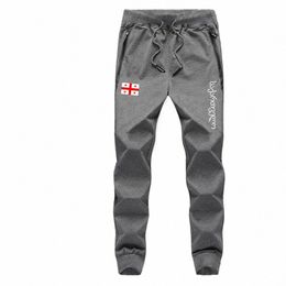 Georgia GEO Géorgien hommes pantalons joggers combinaison pantalons de survêtement survêtement fitn polaire tactique décontracté nati pays leggin NOUVEAU 84ww #