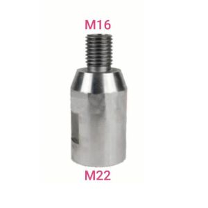 Gereedschap adaptateur connecteur mâle M22 filetage femelle M16 pour perceuse électrique pour utiliser des trépans Dimaond