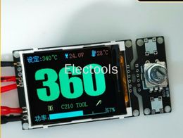 Gereedschap Version anglaise T12/JBC245/210/936 2 pouces contrôleur TFT affichage numérique bricolage haute puissance fer à souder électrique Table de soudage