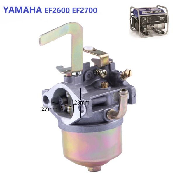 Carburador de calidad industrial gereedschap para motor Yamaha MZ175 EF2700 EF2600 Generador de motor YP20G YP30G Bomba de agua MPN#7CNE410111/43