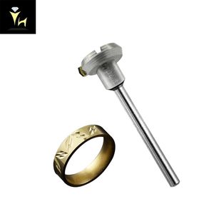 Gereedschap MCD couleur jaune volant d'inertie diamant outils de fabrication de bijoux bijoutiers orfèvre Machine manuelle outils de coupe de diamant