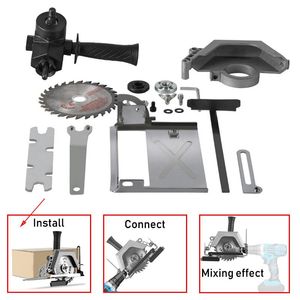 Gereedschap Máquina de corte portátil convertidor de taladro eléctrico en sierra circular eléctrica de 100 mm/110 mm Herramientas eléctricas