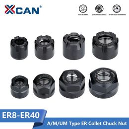 GereedSchapshouder XCAN 1PC ER8/ER16/ER20/ER25/ER32/ER40 A/M/UM TYPE ER Collet Chuck Nut voor CNC Lathe Milling Cutter Router Bit Holder