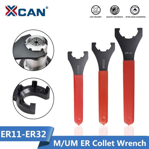 Gereedschapshouder XCAN M/UM tipo ER llave de tuerca de portabrocas 1 pieza ER11/ER16/ER20/ER25/ER32 CNC herramienta de fresado herramientas de torno llave ER