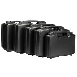 Étui à outils de transport rigide en plastique portable, valise de protection de sécurité, équipement d'instrument, boîte extérieure avec mousse prédécoupée