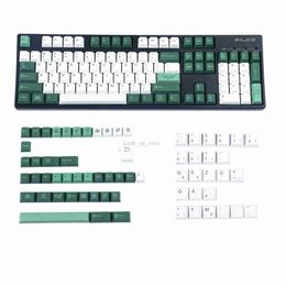 Duits Frans Italiaans Spanje UK ISO Botanische Dye Sub Keycaps Dikke PBT Cherry Profiel Keycap set Voor QWERTZ AZERTY MX Toetsenbord HKD230808