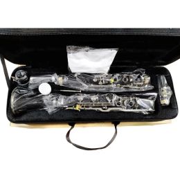 Clarinete alemán G Tune de 20 teclas, resina ABS, Material para niño, llaves niqueladas