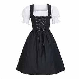 Dames allemandes Beer Maid Dirndl Bavarois Oktoberfest Dr avec Costumes Apr Party Halen Fancy Dr Plus Size Party Dr C8HU #