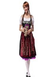 Robe de bière pour filles de l'oktoberfest allemand, vêtements de barmaid, Costume de Cosplay de fête de fille Sexy, uniforme fantaisie de carnaval 4821791