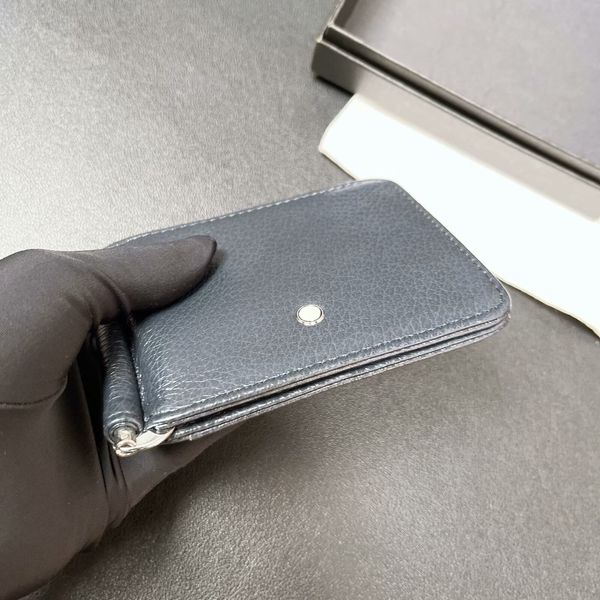 Style allemand hommes portefeuille porte-carte de crédit Dollar porte-monnaie sac à main design enveloppe sac en cuir boîte originale étui pour cartes de visite