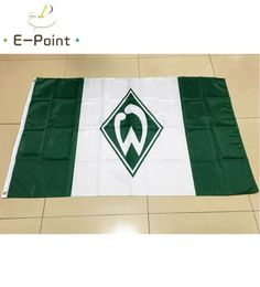 Duitse SV Werder Bremen 35ft 90cm150cm polyester vlagbanner Decoratie Flying Home Garden vlag Feestelijke geschenken 5345809