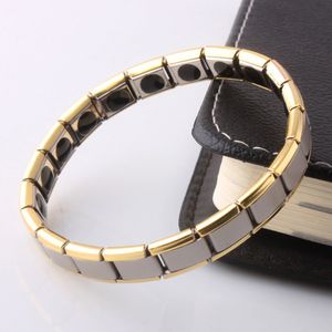 Germaniu Magnetic Power Armband Bangle Gold Energy Power Armbanden Mens Armbanden Energy Pols Band Mode-sieraden 160808