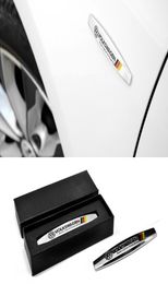 Duitsland vlag racen sport quattro logo metalen spatbord embleem/stickers voor VW bora passat CC GOLF MAGOTAN Sagitar Scirocco GIT AMG4982691