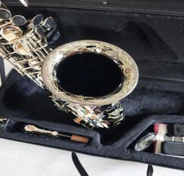 Alemania JK SX90R Keilwerth Saxofón Alto Negro Níquel Aleación de plata Saxofón Instrumento musical de latón con estuche Boquilla Copy8027536