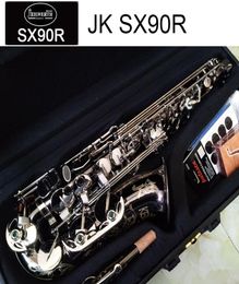 Alemania JK SX90R Keilwerth Saxofón Alto Níquel Níquel Níquel Níquel Níquel Sax Sax Sax Instrumento musical con boquilla de caja Copia9891503