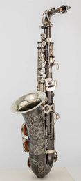 Alemania JK SX90R Keilwerth saxofón Alto negro aleación de plata y níquel saxofón Alto instrumento Musical de latón con estuche boquilla