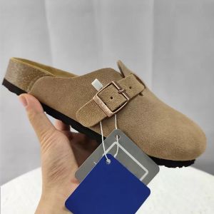 Duitsland Slippers Clogs Designer Slides For Men Women Bost Clogs Sandalen Dames platform Slipper Mens Loafer Slipper Suede Leather Buckle Buitenschoen D2TG#