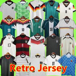 Alemania camisetas de fútbol vintage 1990 1992 1994 1998 1988 Retro Littbarski BALLACK KLINSMANN Matthias KALKBRENNER 1996 2004 Matthaus Hassler