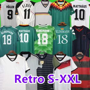 Allemagnes Vintage Soccer Jerseys 1990 1992 1994 1998 1988 Rétro Littbarski BALLACK KLINSMANN Matthias GOTZE KALKBRENNER 96 04 Chemise MatthAus HAssler Bierhoff KLOSE