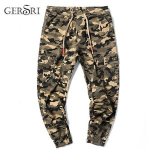 Gersri printemps automne respirant plein Sportswear pantalon hommes pantalons décontractés à la mode Cool militaire conception pantalon grande taille hommes pantalon X0621