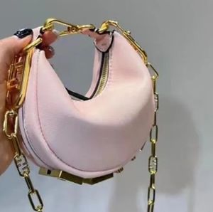 GES Bolsos de hombro de moda Bolso de mujer Bolso de hombro con cadena de cuero de lujo Letras inferiores Bolsos Vibe Ava Diseñador Graphy ins Tote Mini bolsos 024D