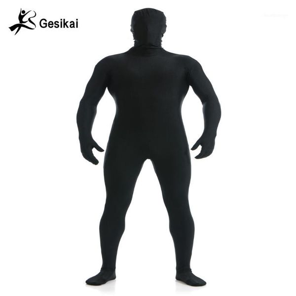 Gesikai homme Spandex Zentai Lycra complet body homme Zentai Costume personnalisé seconde peau collants Costume Halloween Costume1