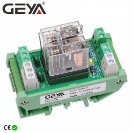 GeyA NG2R 2 canales Módulo de relé de 2V 24V 1SPDT RELEY 10A Tipo de plug -in Relay Board