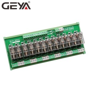 Geya Ng2r Din Rail 12 Module de relais de relais de relais remplaçable Relais 12VDC 24VDC SPDT Relais
