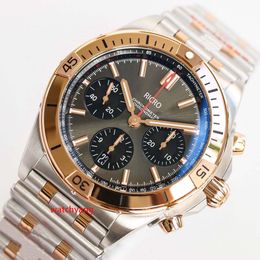 Reloj multifunción GF Factory 2021 para hombre, maquinaria automática, movimiento 7750, caja de acero inoxidable de 42mm, reloj deportivo de cristal de zafiro curvo