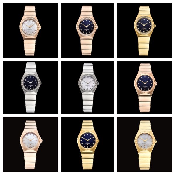 GF Montre De Luxe relojes para mujer 25 mm movimiento de cuarzo suizo caja de acero fino reloj de lujo relojes de pulsera a prueba de agua