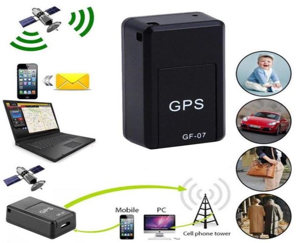GF07 GPS Magnetic GPS Tracker para motocicleta para Carro Car Rastreadores Infantil Sistemas mini bici GPRS Tracker64355142180302