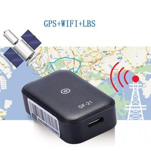 GF21 Mini GPS rastreador de coche en tiempo Real dispositivo antipérdida Control de voz localizador de grabación micrófono de alta definición WIFI LBS GPS Pos337C