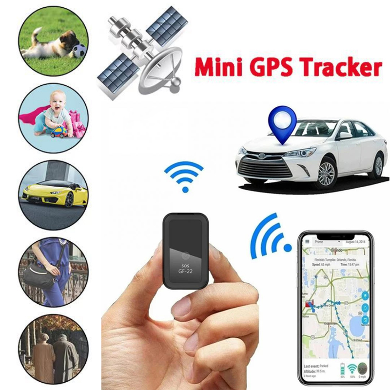 GF22 Anti-Lost Alarm Car GPS Tracker Mini Intelligent Locator Strong Magnetic Real Time Tracking Device Voice Persoon Person Pet Device Satelliet Positionering