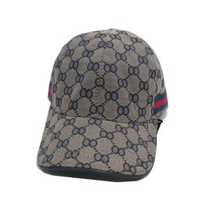 Gg Cap Designer Hoed van topkwaliteit Stingy Brim Hats Heren Canvas Baseball Caps Designer Hoeden Dames Fitted Caps Mode Letters Strepen Heren Beanie Hoeden