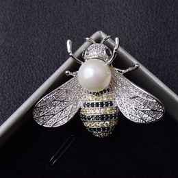 GG GG Beroemd merkontwerp Insect-serie Vrouwen Delicate kleine bijenbroches Kristal Strass Pin Broche Sieraden Cadeaus voor meisje