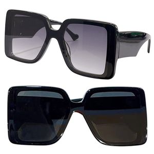 GG1128 Grote frame zonnebrillen vierkante damesontwerper Zonnebril Mens rechthoekige bril Reunion Disco Party zonnebril