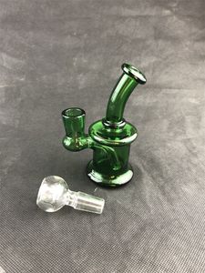 Glas Hookah Mini Multicolor Oil Rig Smoking Pipe, Bong 14mm Connector Welkom op bestelling