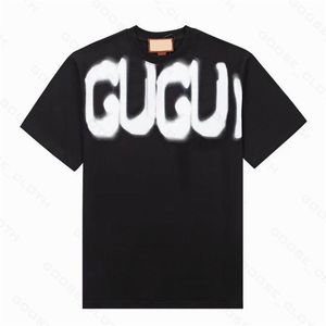 Ggity T-shirt Zomer Dames Heren Ontwerpers T-shirts Katoen Mode Letter Afdrukken Korte mouw Dame Tees Luxe Casual Kleding Tops GG Shirt 8556