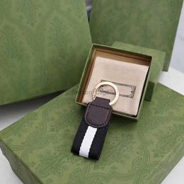 gglies Ruban porte-clés boucle en métal pour hommes et femmes designer de luxe porte-clés longes porte-clés fait à la main mode lettre imprimée porte-clés de voiture charme de sac clé unisexe