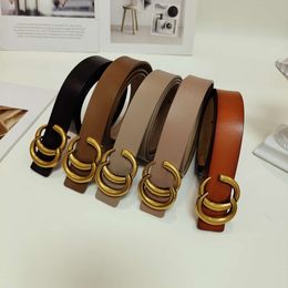 GGS Luxury Designer Belt Vintage Pin à aiguille de boucle de boucle Beltss Classic Color Color Gold Letter Beltes pour femmes 8 Couleur Largeur 3,0 cm Taille 95-115 ONCOST CASS