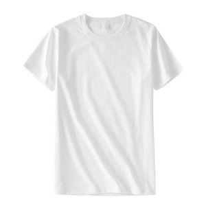 Camiseta de verano de algodón puro de GGShit con mangas cortas para hombres y mujeres a juego blancos