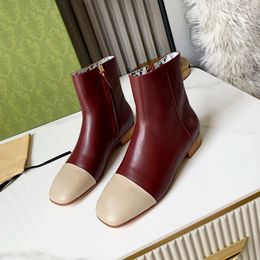 Ggshoes Designer Guxci Luxury Gussie Shoes Boots Botkle la plus haute qualité Femme Designer Boots en cuir Boots Boots Boot
