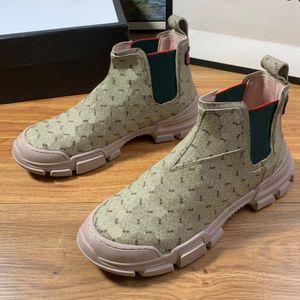 Ggshoes heren schoenen guxci topquality korte gussie laarzen nieuwe en winter explosieve mode trendy mannen essentiële klassieke gulle comfortabele vamp met beroemd ontwerp