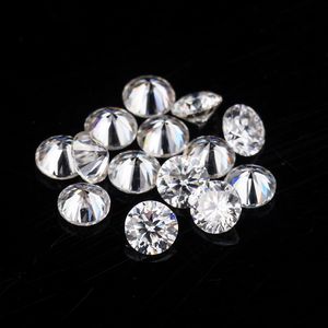 GH couleur petite taille 1.7mm 1ct/paquet moissanites rondes coupées en brillant pierre en vrac pour la fabrication de bijoux