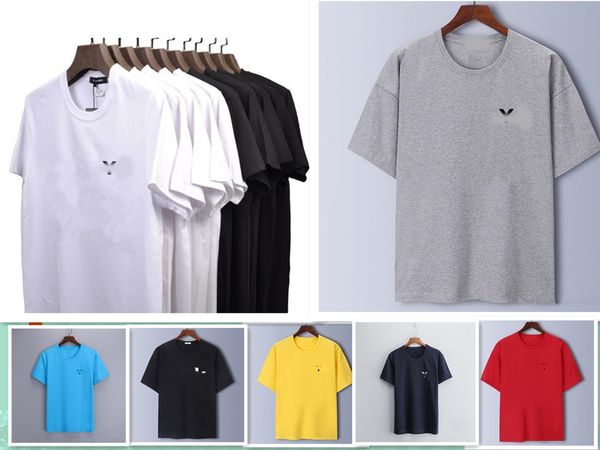 2024 Senior Fashion Designer Luxury T-shirt pour hommes T-shirt pour femmes couple Street Fashion Brand Shirt Y Sleeve Casual Casual Loose Men's T-shirt Round Neck Taille S-5XL