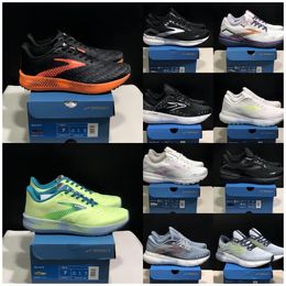 GHOST 15 Glicerina GTS 20 Hyperion Tempo Running Shops para hombres Mujeres Brooks Zapatos Triple Blanco Blanco Gris Amarillo Naranja Trazos 36-46