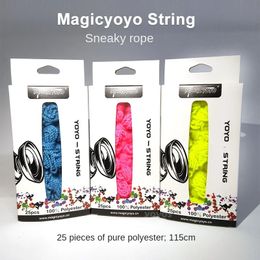 Ghost Hand 24-Strand 25-Pack Hoge Kwaliteit Yoyo Yo-Yo Lijn Yo-Yo Bal Touw 115cm 240313