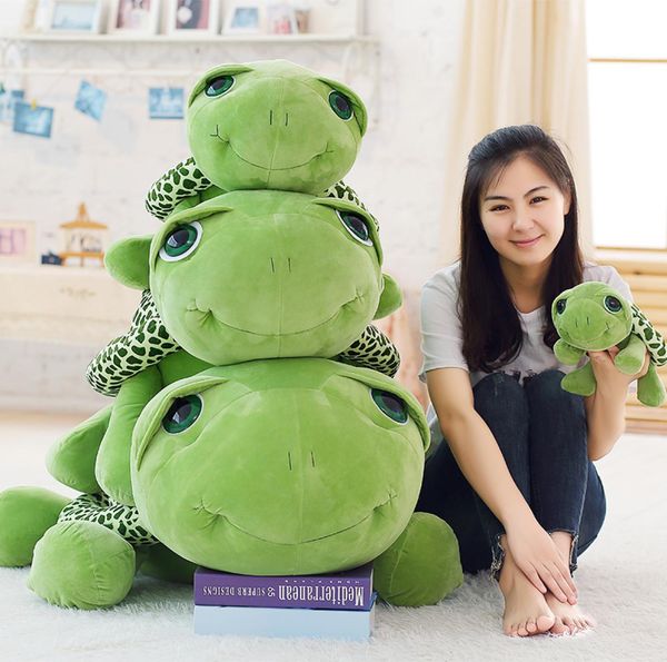 Animal gigante tortuga de peluche de juguete grande y lindo tortuga de dibujos animados juguetes de peluche almohada para niños decoración de regalo 100 cm 120 cm 150 cm DY56541664