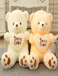 Ours géants en peluche, grande peluche, musique lumineuse, Bluetooth, cadeau doux pour la saint-valentin, anniversaire, jouets mignons 7156542